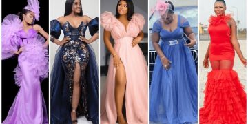 Gorgeous and Dazzling Tulle Styles For Elegant African Ladies