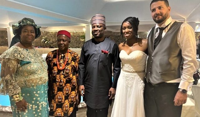 ROME: Ambassador Mfawa Witness the wedding ceremony of the family of Isaac and Mercy Ekezie