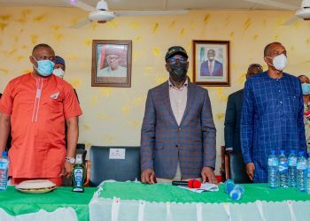 Obaseki swears in five SSAs, 12 SAs in Orhionmwon LGA