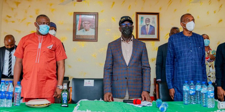 Obaseki swears in five SSAs, 12 SAs in Orhionmwon LGA