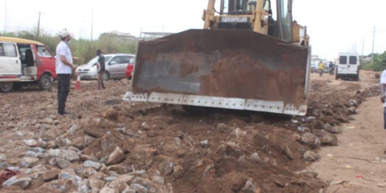 Excitement, jubilation as Obaseki begins rehabilitation of failed portions of Benin-Sapele Road