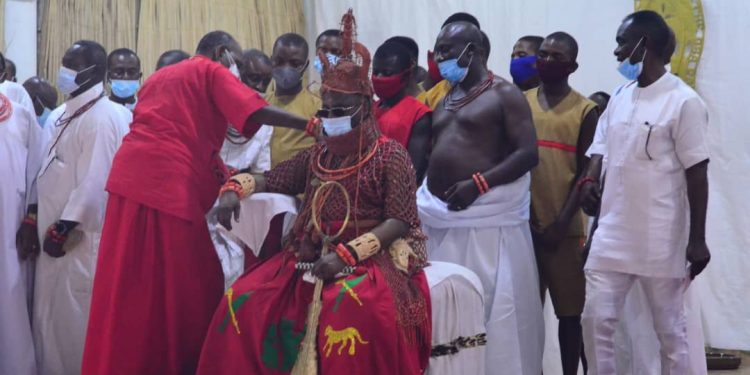 OBA OF BENIN MARKS IGUE-OBA RITE