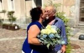 Pinerolo  -Italian PanAfricanist  Aldo Gerardo Sergi finally married  the Empress of his life Miss Simona Rostagno