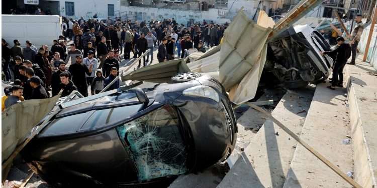 Israeli troops carried out a raid in Jenin, killing nine Palestinians.