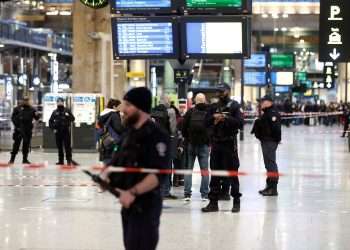 Six people are injured after a man opened fire in Paris’s Gare du Nord.