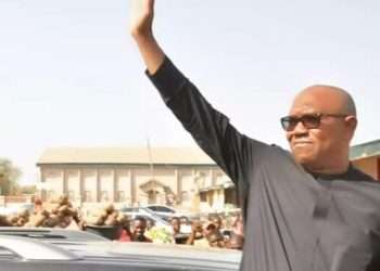 BREAKING: Peter Obi wins the presidential election in Lagos, Nigeria, by a large margin, defeating Tinubu.