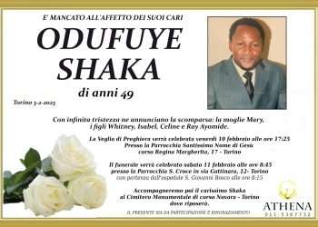 Shaka Burial in Torino