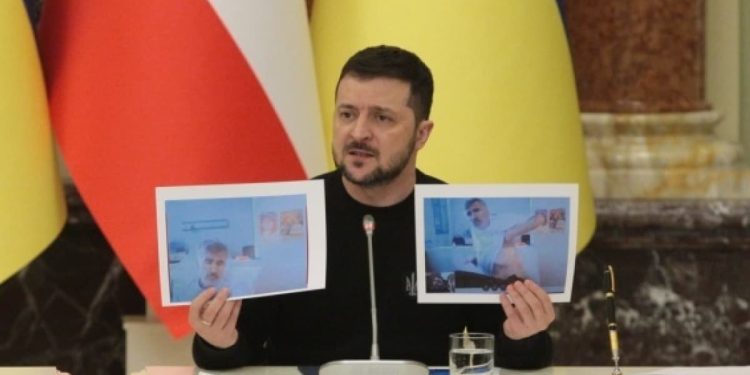 Volodymyr Zelenskyy has accused Mikheil Saakashvili of murder.