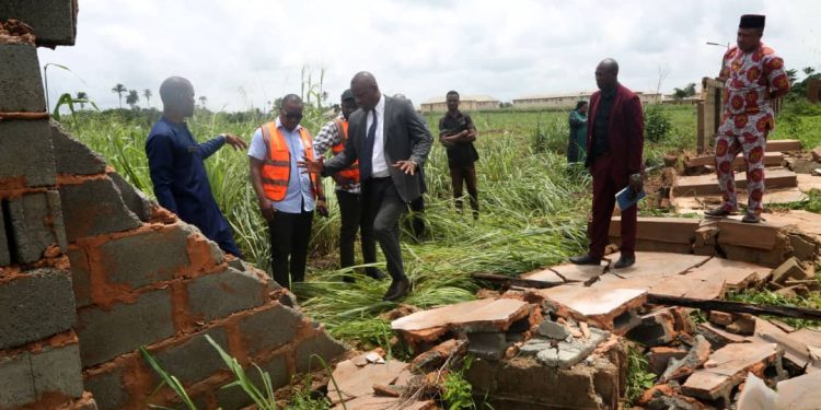 Edo Govt Rebuild NYSC Permanent Camp Fence Destroyed by Heavy Rainfall