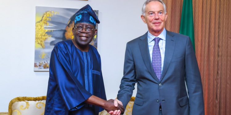 Ex-UK Prime Minister Tony Blair’s conversation with Nigeria’s Bola Tinubu.