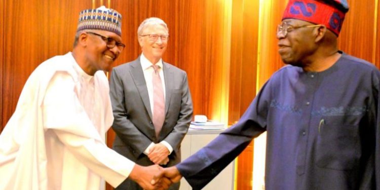 Tinubu attracts foreign investors and meets Airtel founder Gates on June 20, 2023.