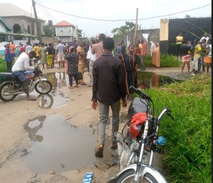 In a Lagos church soakaway, a laborer dies