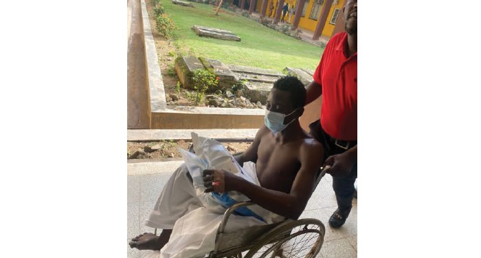 Abuja vagrant shot by vigilantes goes through a medical procedure thirteenth July 2023