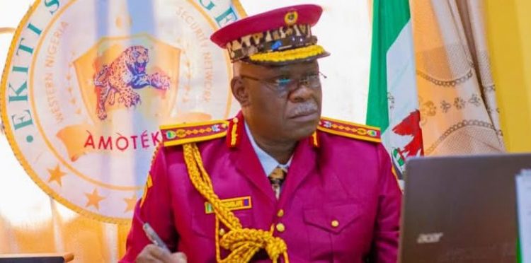 Amotekun captures 80-year-old Ekiti man, others for defacing