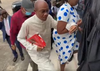 Suspended CBN gov Emefiele shows up court for preliminary