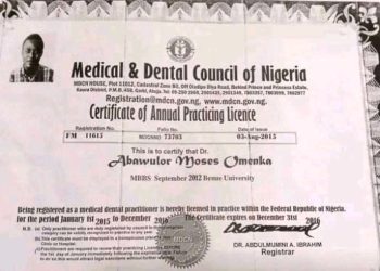 Security catch Fake doctor for Covenant University during job interview.