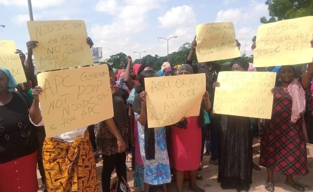 NDDC: The Cross River APC protests the appointment of the commissioner in Abuja.