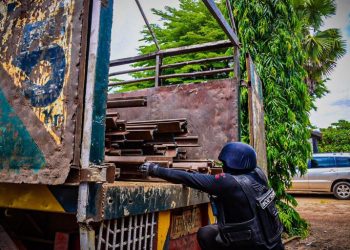 NSCDC appropriates rail tracks worth N800m, captures 13 suspects