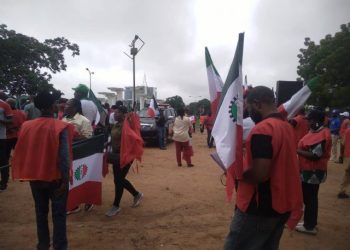 SubsidyProtests: Work pioneers, others collect at Solidarity Wellspring, Abuja