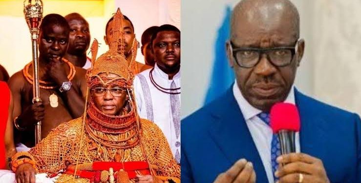 Gov Obaseki congratulates Oba of Benin on his birthday, 7th coronation anniversary