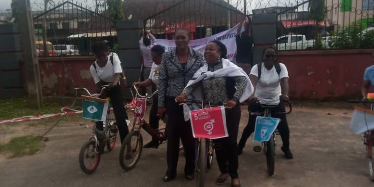 SDGs : 17 Women Bicycle Riders lauded for emerging winners.