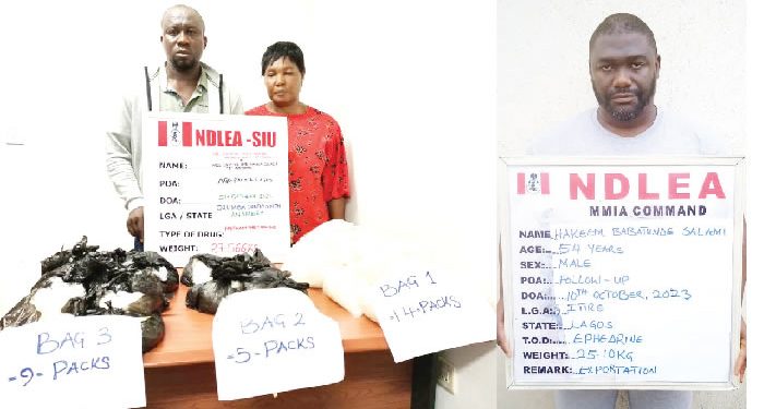 NDLEA arrests drug barons and confiscates assets