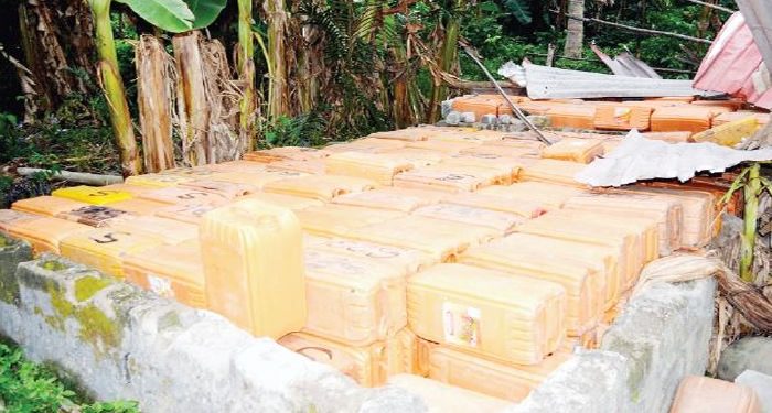 Nigerian Navy Discovers Illicit Depots Along Nigeria-Benin Border Communities