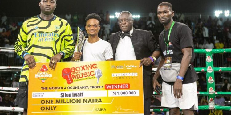 Sifon 'Best' Iwatt emerged as the best boxer at GOtv Boxing Night 30