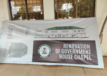 Edo Government House Chapel undergoing renovation
