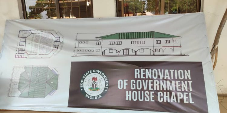Edo Government House Chapel undergoing renovation