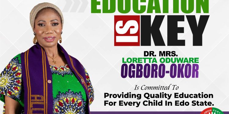 "Dr. Loretta Oduware's Edo 2024 Campaign Pledges Quality Education for Every Child"