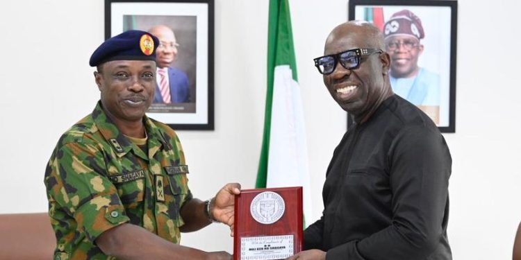 Obaseki hails military, other security agencies for improved security in Edo  …urges sustained collaboration to end crime, criminality