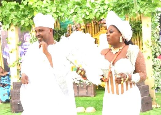 Joy wed Kingsley in Benin City, Edo State.