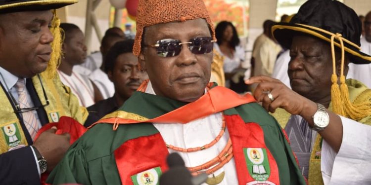 Federal Government inaugurates the Oba of Benin Chancellor of NOUN