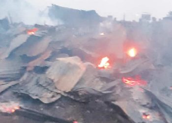 Fire Incident at Owode Market in Kwara State Causes N360m Property Loss