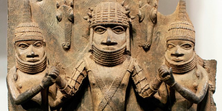 Standing in Support of His Royal Majesty, Oba Ewuare II, Over Benin Museum