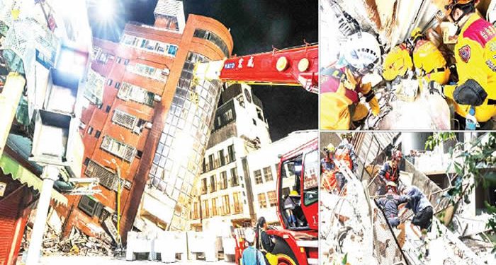 US offers help as nine die, 1,000 injured in Taiwan earthquake
