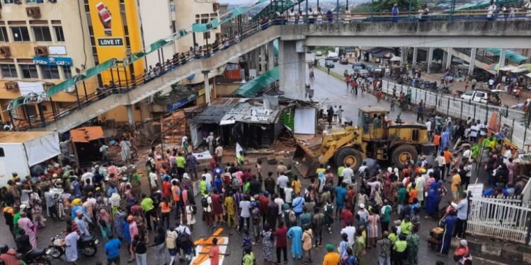 Traders seek relocation as Ogun demolishes ‘illegal’ shops, shanties