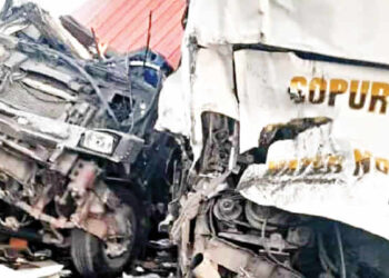 Six Passengers Escape Death in Multiple Auto Crash on Lagos-Ibadan Expressway