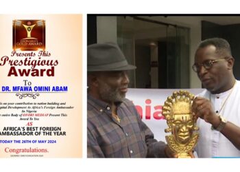 Ambassador MFawa Omini Abam: Honored as African Best Ambassador of the Year