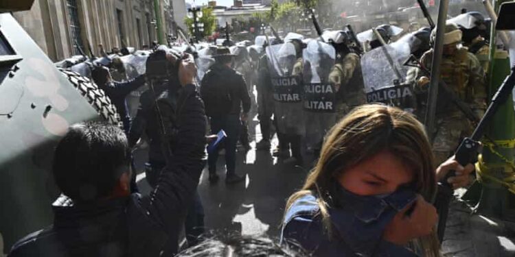 European leaders also condemned the military movements in Bolivia.