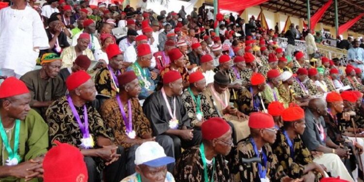 Ohanaeze Ndigbo, the apex Igbo socio-cultural organization,