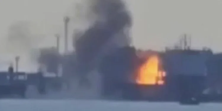 Ukraine destroys Putin’s last railway ferry in Crimea