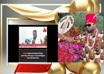Mazitundeednut’s Post of Obaland Magazine TV’s Video Highlights Rema’s Visit to the Benin Royal Monarch, Captivating Global Attention