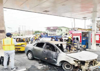 Gas Explosion at Lagos Filling Station Injures Nine and Destroys Vehicles