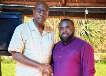 CEO Lucky Omosigho of Obaland Magazine Visits Ize-Iyamu of APC