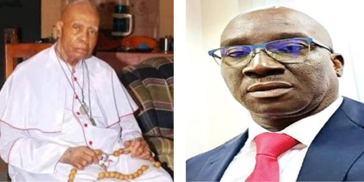 Gov Okpebholo mourns Edo-born oldest Catholic priest