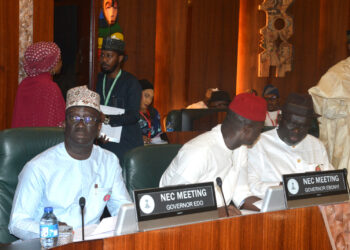 Edo state Governor attends first NEC meeting