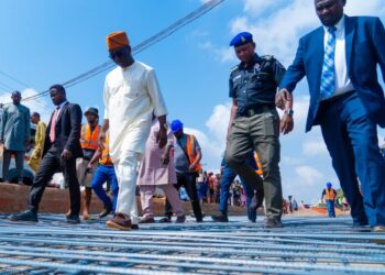 Edo state: Gov Okpebholo inspects 7.2km Temboga road in Benin