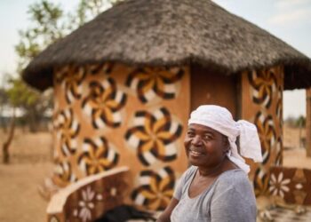 The Women Behind Zimbabwe’s Vibrant Hut Painting Art